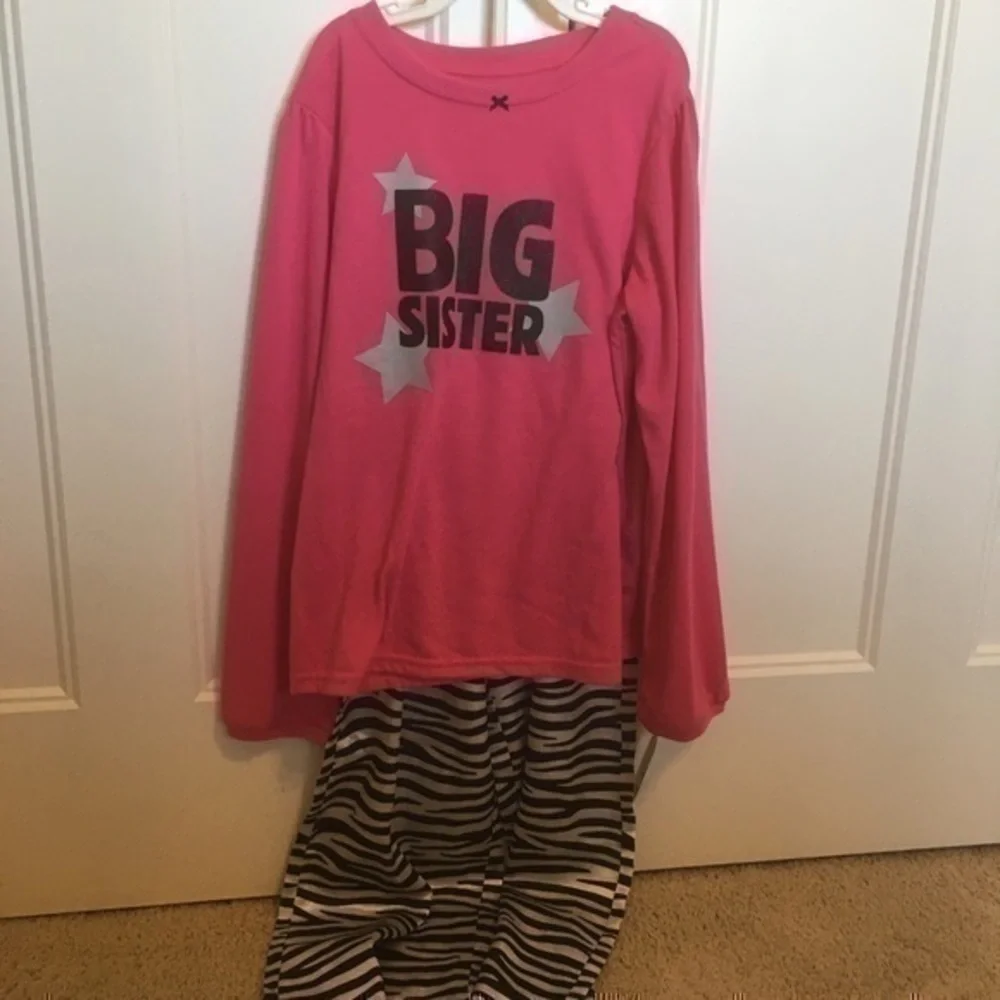 Carter’s Girls size 14 big sister pajamas